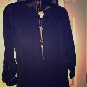 Casual or Dressy see through top.